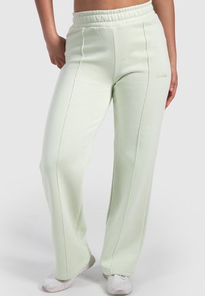 MILEA CASUAL JOGGERS - Tracksuit bottoms - hellgrün