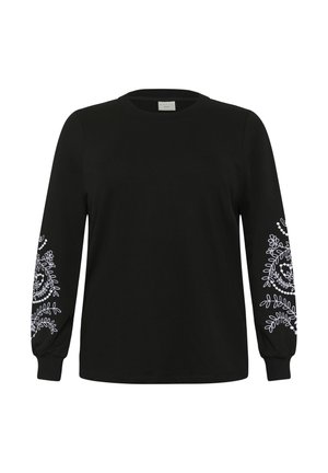 Kaffe Curve VIVA - Mikina - black deep