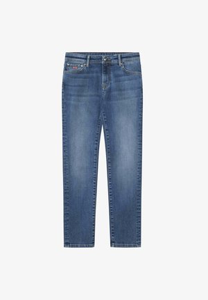 Hackett London Džíny Straight Fit - dark denim blue