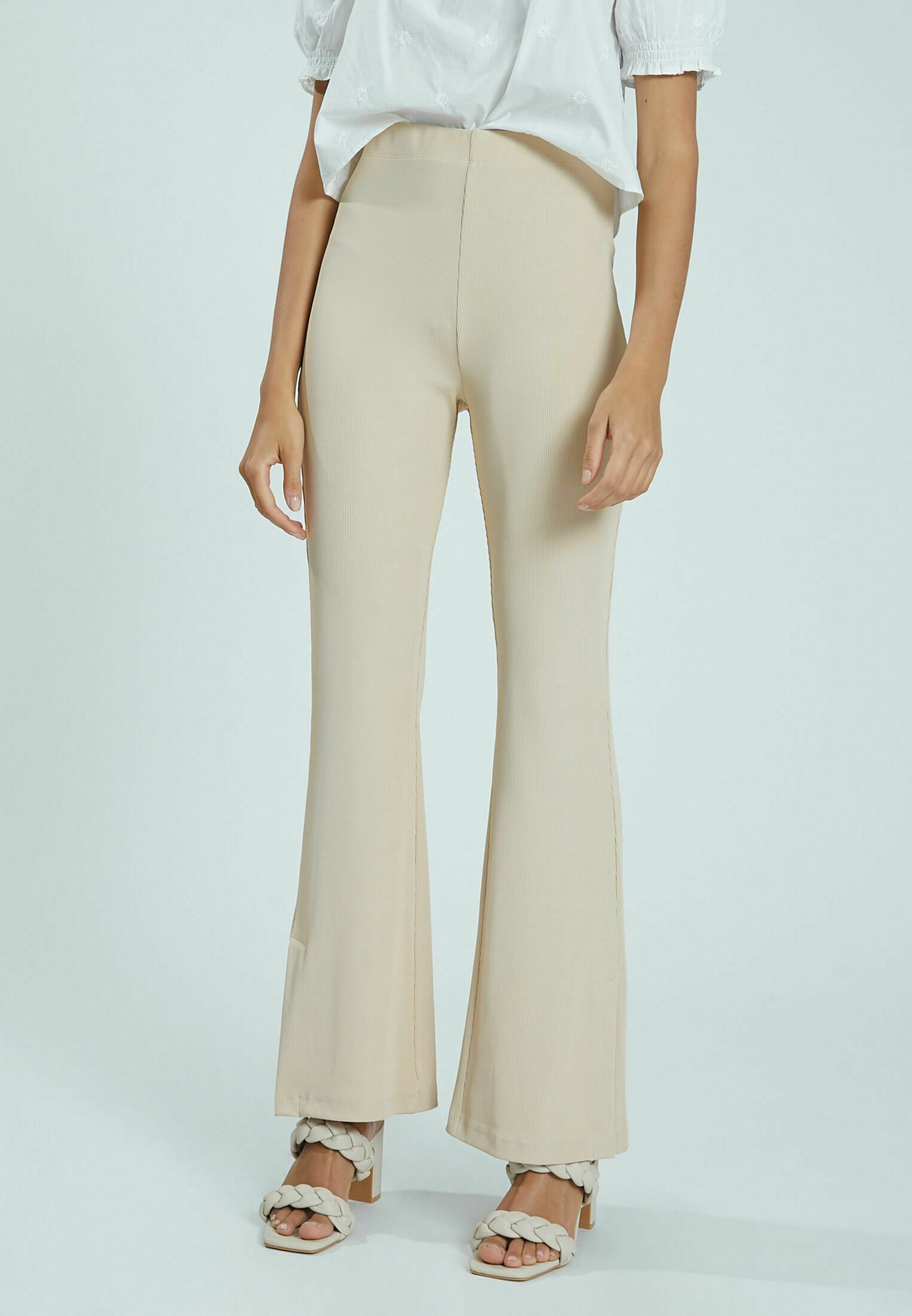 Pimkie Pantalones - beige/amarillo - Zalando.es