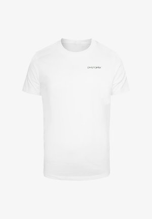 Mister Tee, DYSTOPIA - Trükipildiga T-särk - white