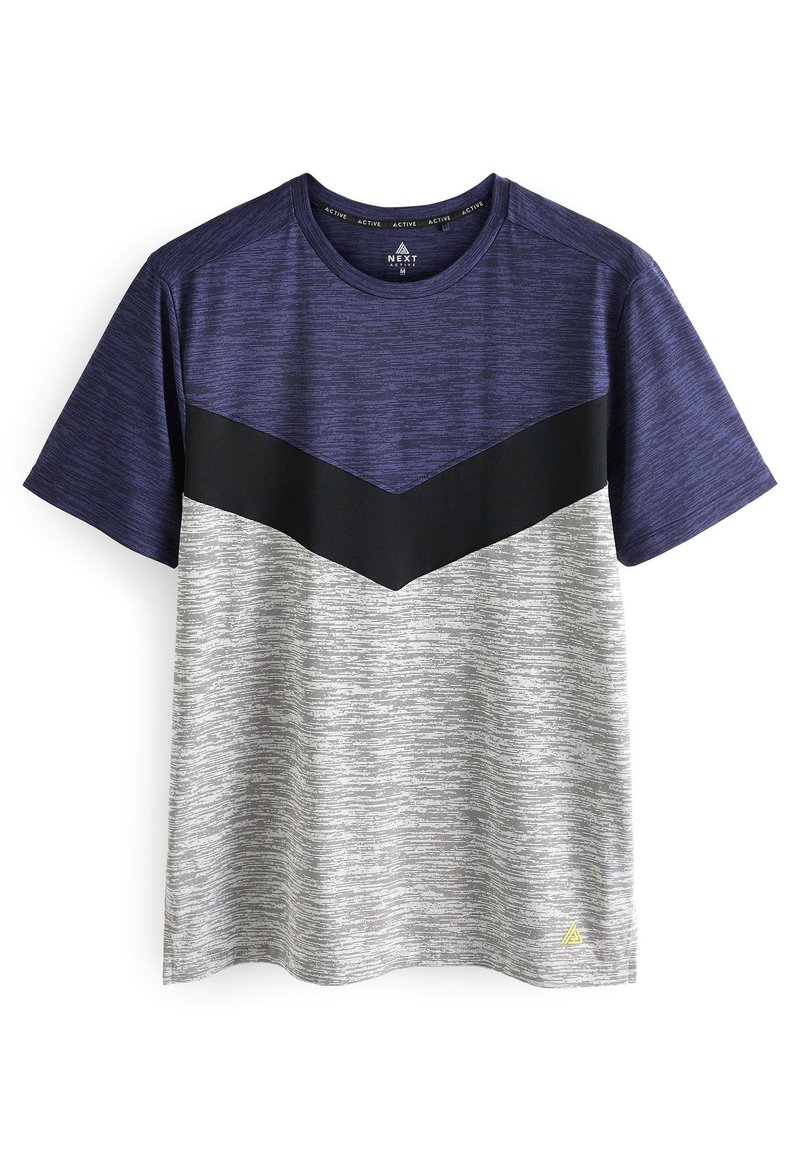 Next T-shirt print donkerblauw