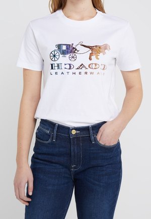 T-Shirt print - white