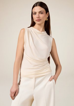DRAPPEGGIATO - Top - bianco