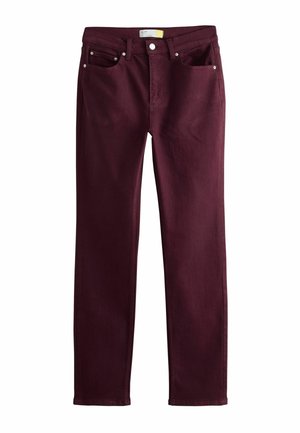 Next, PETITE FIT - MID RISE STRETCH SLIM JEANS  . - Jeans Slim Fit - burgundy red
