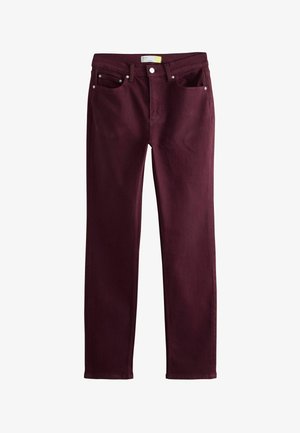 Next, PETITE FIT - MID RISE STRETCH SLIM JEANS . - Jeans Slim Fit - burgundy red