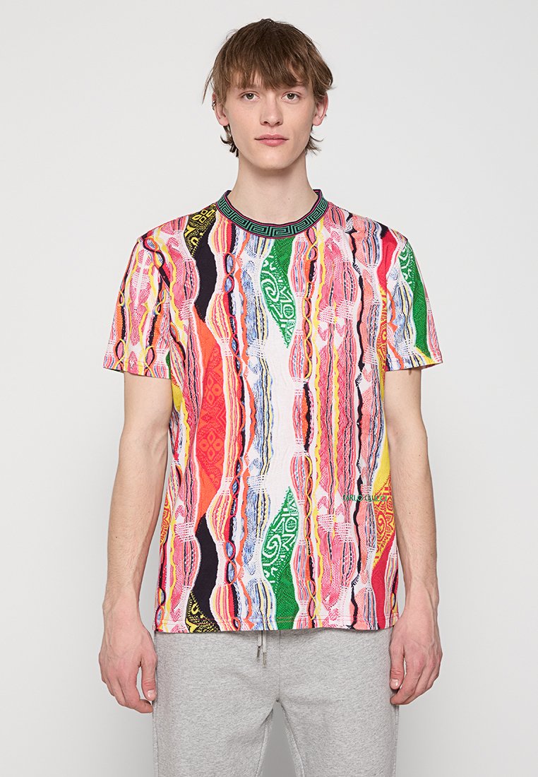 carlo colucci T-shirt print meerkleurig