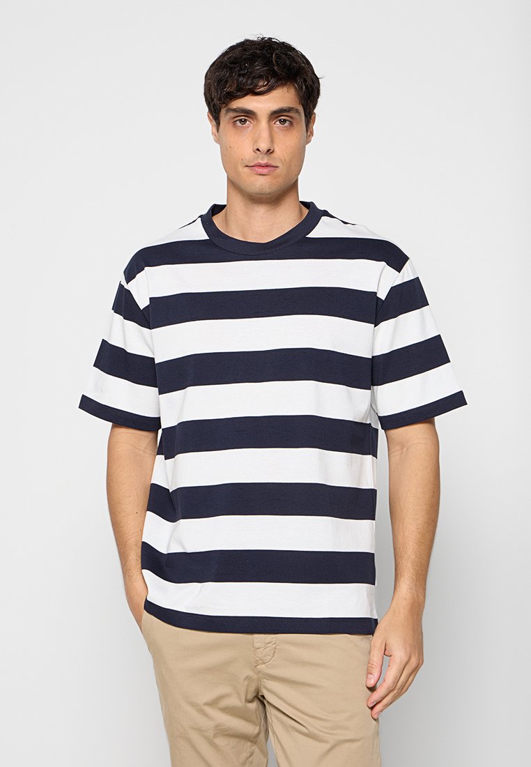 lindbergh T-shirt basic donkerblauw