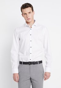 Seidensticker - SLIM SPREAD PATCH - Formal shirt - weiß/hellblau Thumbnail Image 1