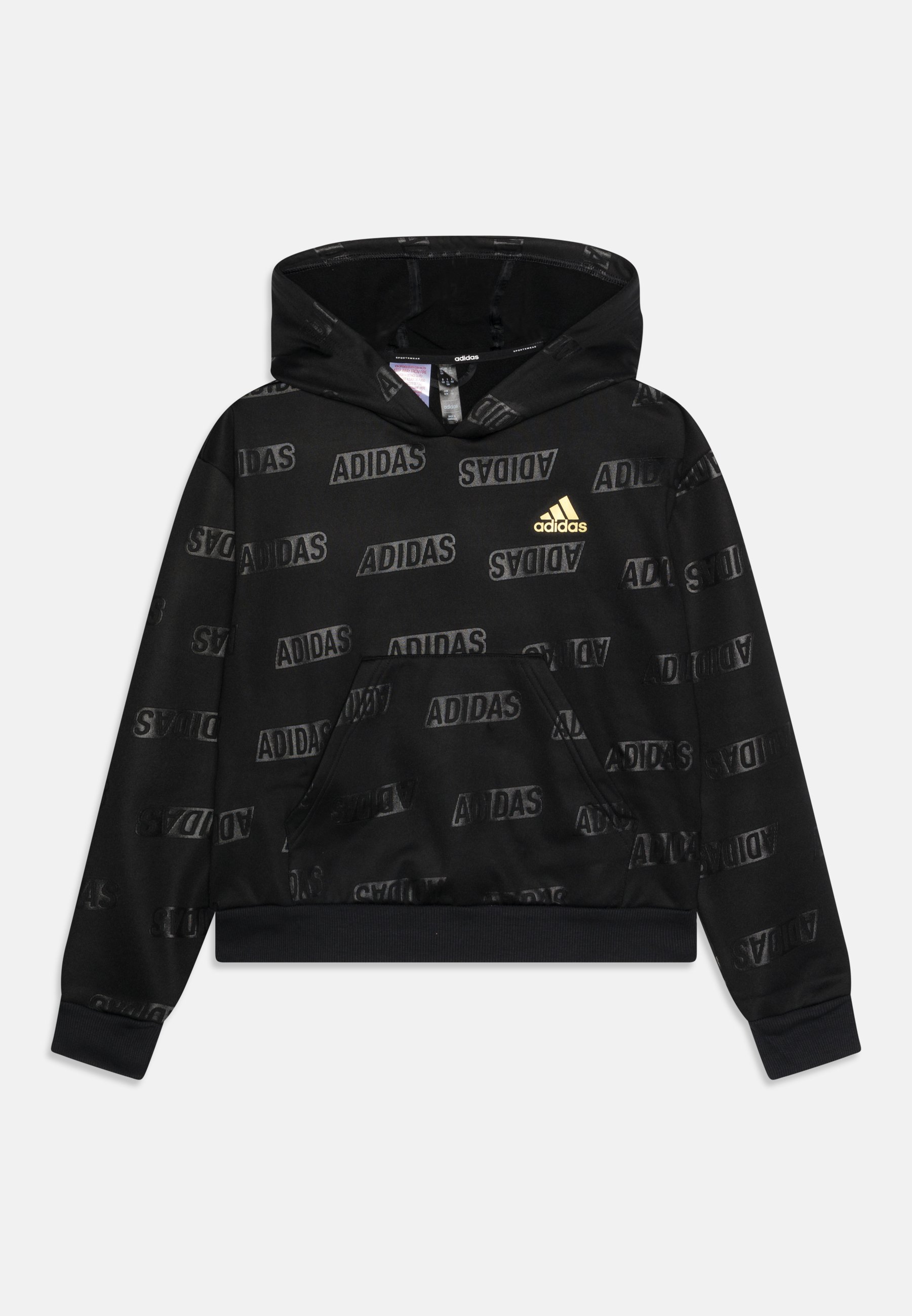 Adidas hoodie black and gold Clearance