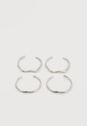 4 PACK - Pulsera - rhodium-coloured