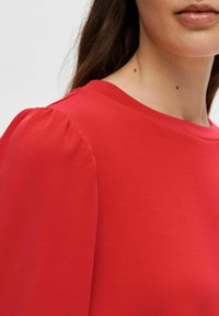 Selected Femme SLFTENNY 3/4 NOOS - Sweater - flame scarlet