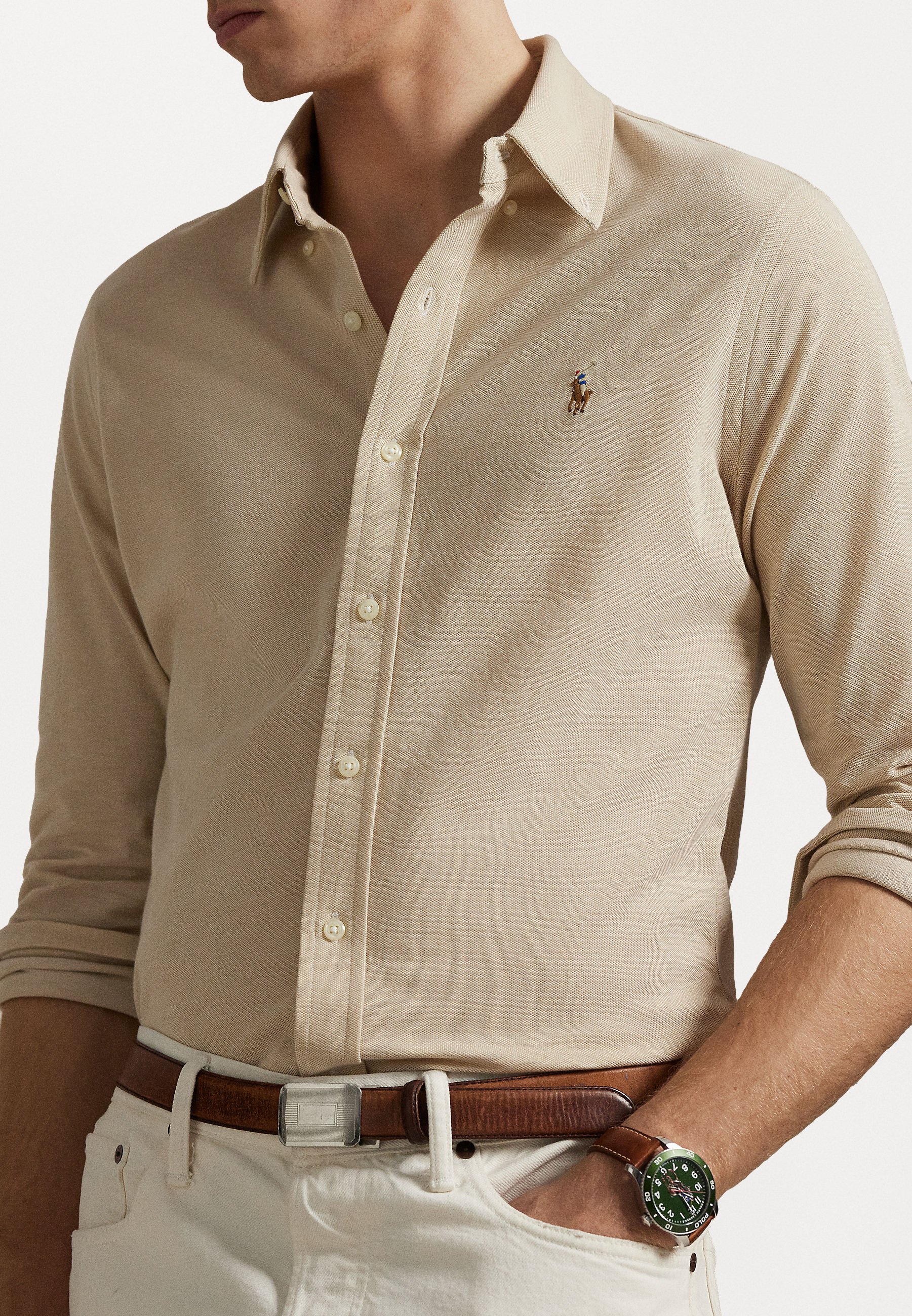 Polo Ralph Lauren TEXTURED COTTON LINEN SHIRT JUMPER - Shirt Polo Ralph Lauren TEXTURED COTTON LINEN SHIRT JUMPER - Shirt