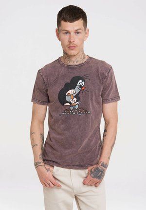T-SHIRT DER KLEINE MAULWURF - T-Shirt print - violett