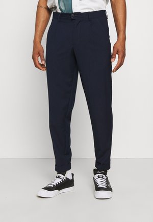 JJIBILL JJJORDY CROPPED - Pantaloni - navy blazer melange