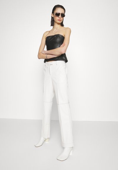 Materiel STITCHED PANTS - Püksid - marshmallow