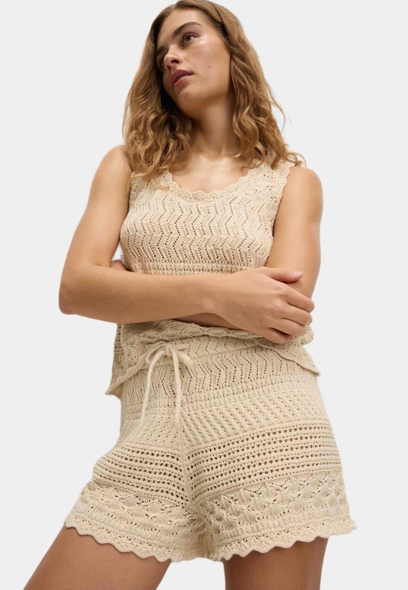 Marks & Spencer CROCHET - Shorts - natural