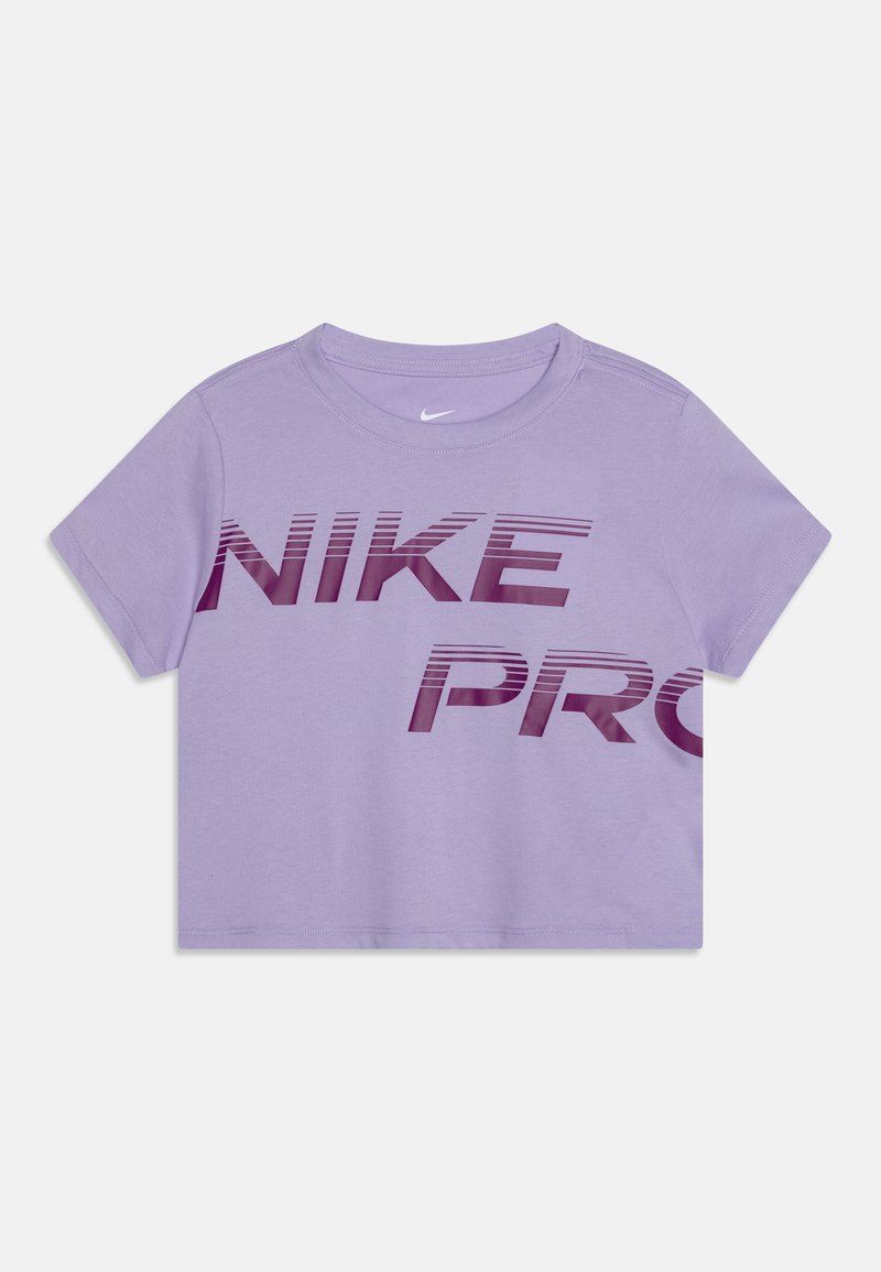 Nike Performance CROP - Tekninen t-paita - hydrangeas