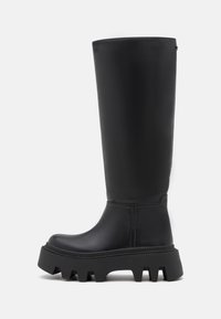 FLORA BOOT - Plateaustiefel - black