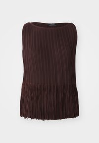 Topper - burgundy