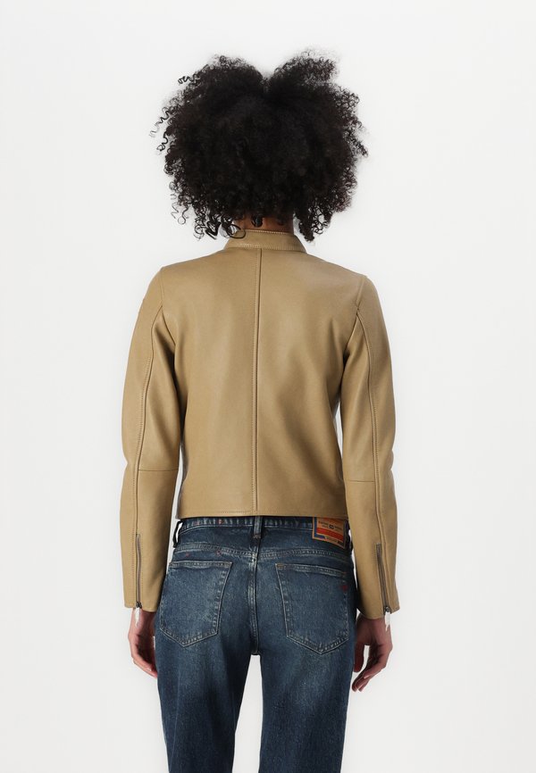 AYLA - Leather jacket - beige3