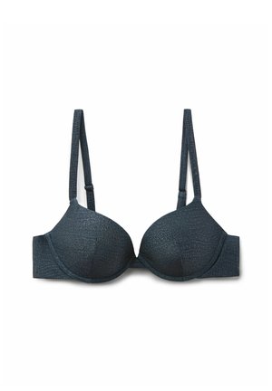 Calzedonia, GLOWING PYTHON PUSH UP - Top de bikini - blue