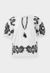 LILIANA APPLIQUE - Blus - black