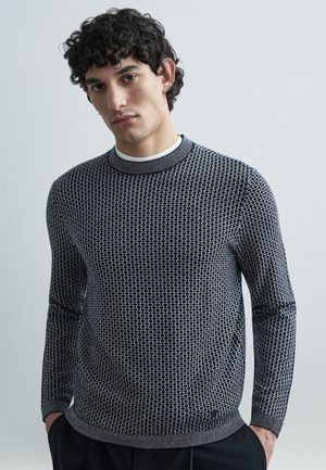 PULLOVER - Svetrík - navy