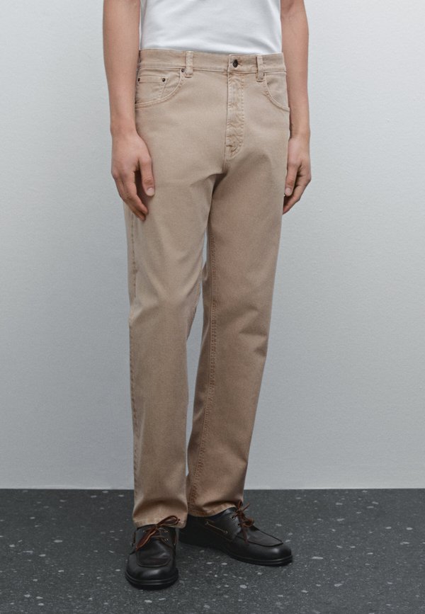 Jeans Straight Leg - beige