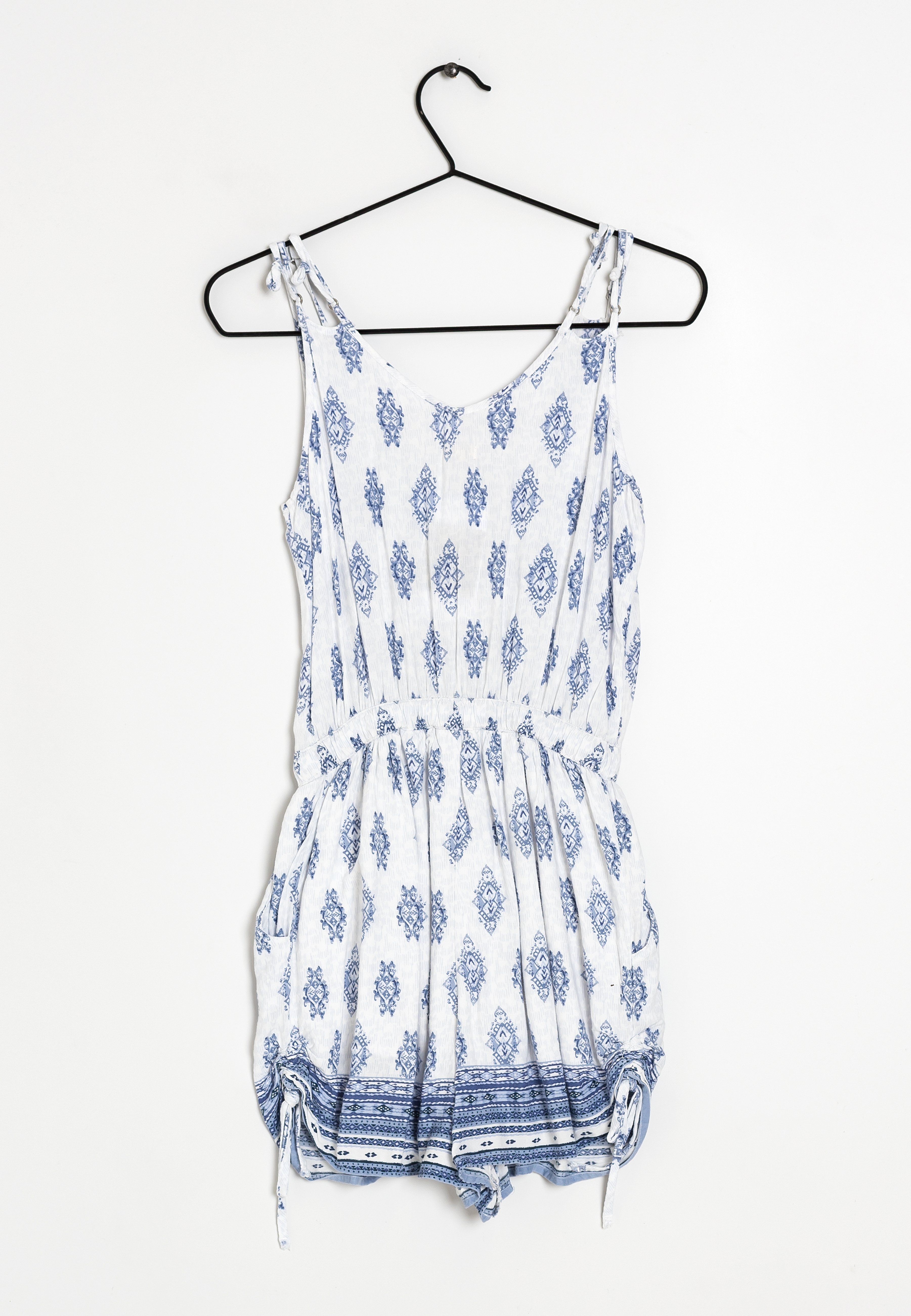 Hollister Co. Jumpsuit - white/blue 