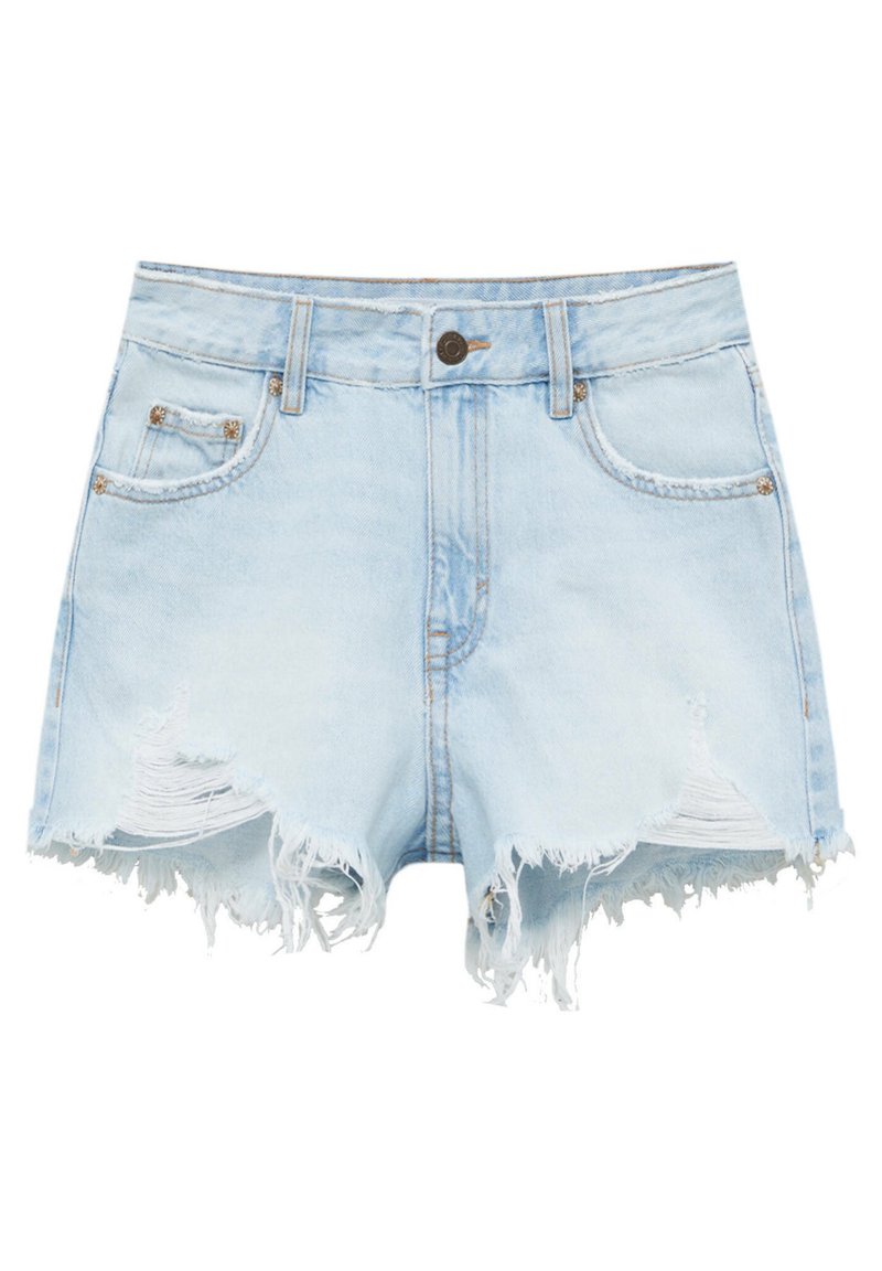 PULL&BEAR Jeansshort stoneblue