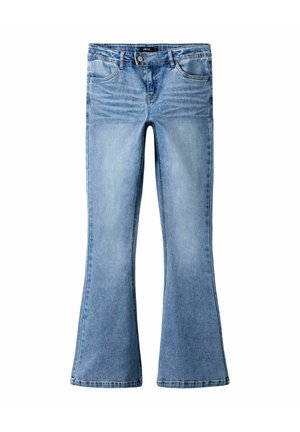 LMTD Šiek tiek platėjantys apačioje džinsai - medium blue denim