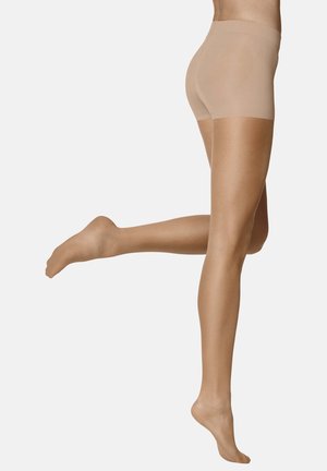 CONTOURING SHAPING COMPRESSION TIGHTS 15 DEN - MADE IN GERMANY - Panty - toffee