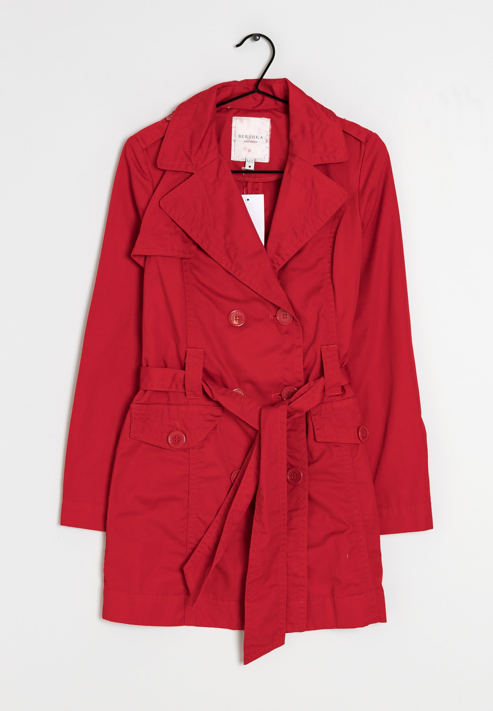 Trenchcoat Bershka Mantel Rot Bershka – Trenchcoat Aus Kamelbeiger