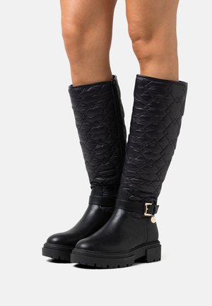 Platform boots - black