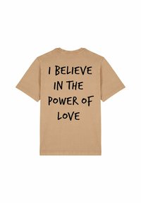 Mira Paris POWER OF LOVE BACK HEAVYWEIGHT - Print T-shirt - washed