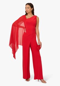 Adrianna Papell ASYMMETRICAL - Tuta jumpsuit - cayenne