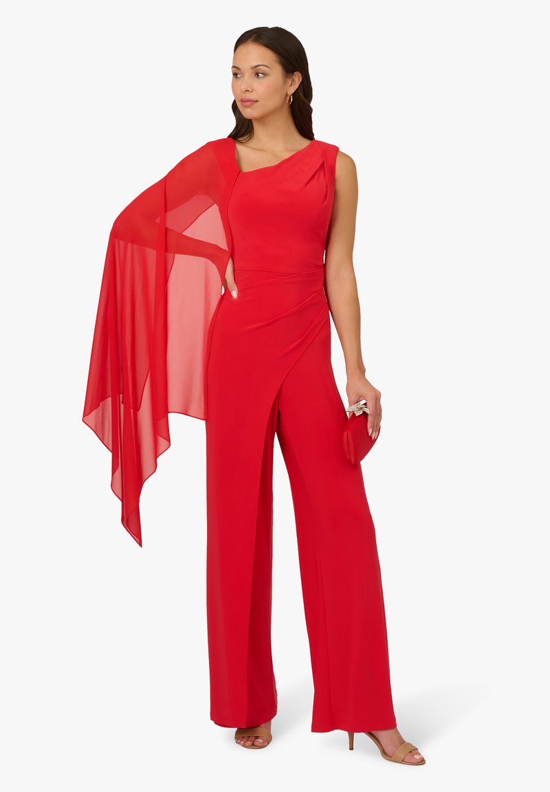 Adrianna Papell ASYMMETRICAL - Tuta jumpsuit - cayenne