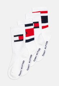Tommy Hilfiger - KIDS FLAG SPORT STRIPE UNISEX 4 PACK - Calcetines - white Imagen en miniatura 1