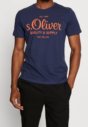 T-shirt con stampa - dark blue