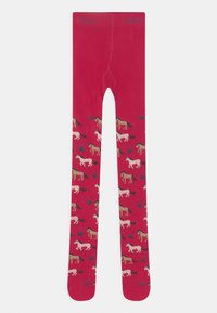 Ewers - GIRL SINGLE HORSES TIGHTS - Dresuri - pink - 0