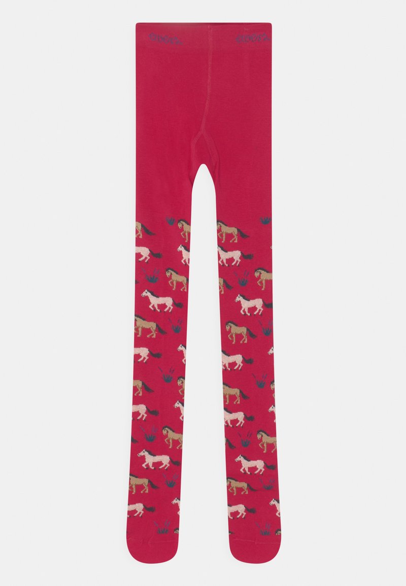 Ewers - GIRL SINGLE HORSES TIGHTS - Dresuri - pink