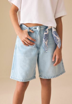 Next, RELAXED - Jeansshort - light blue