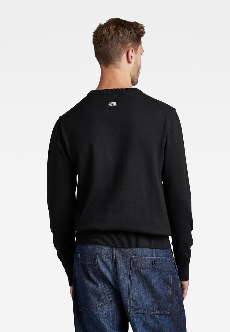 G-STAR CORE - Striktrøje - dk black