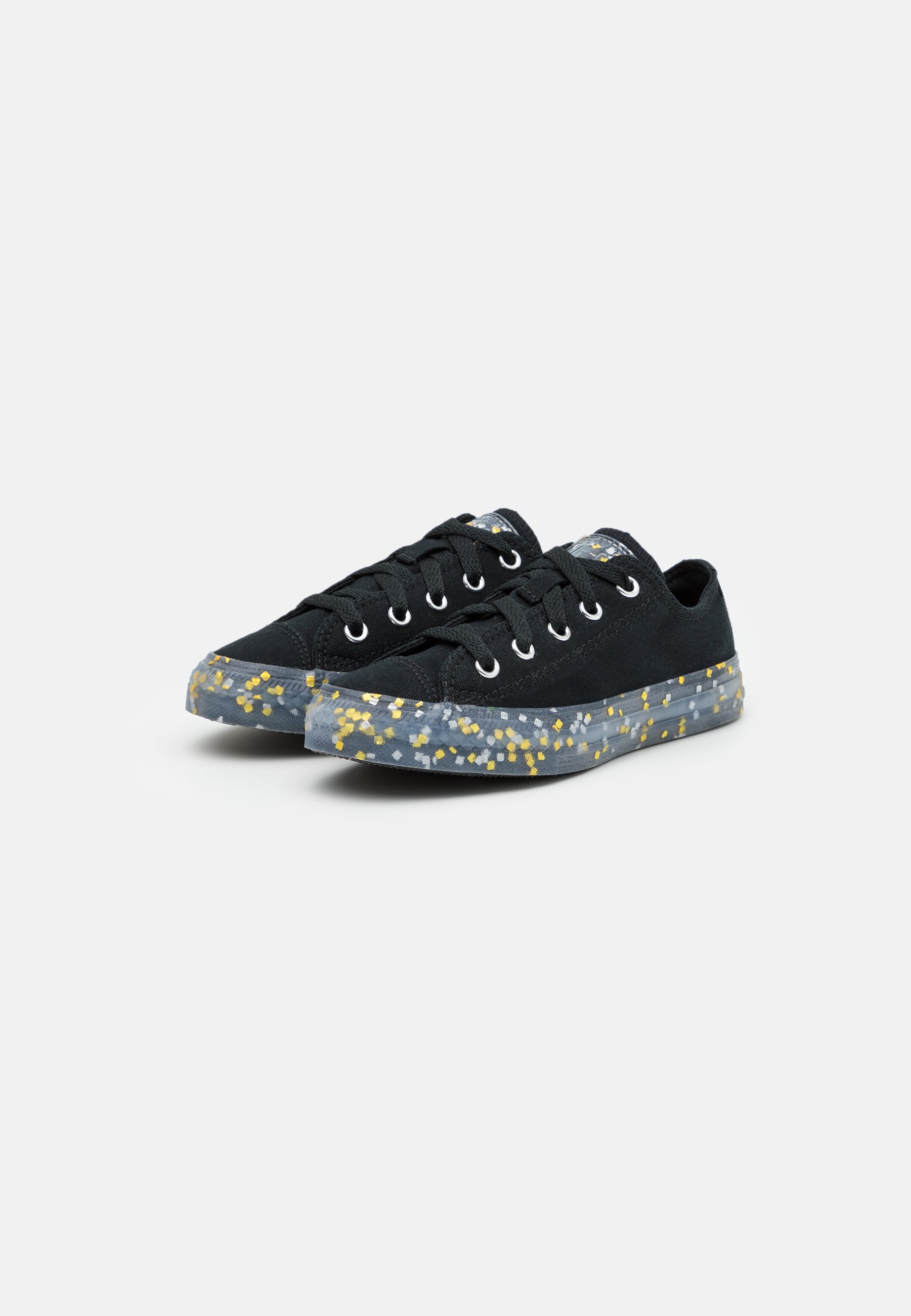 black confetti converse