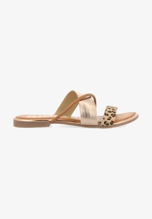 Sandalias planas - cuero
