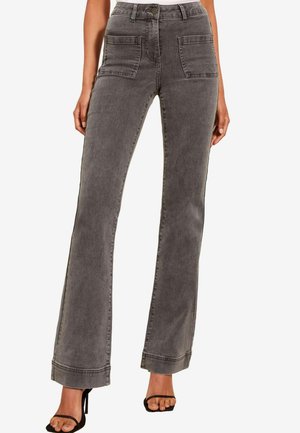 Friends Like These HIGH WAIST POCKET - Stoffhose - grey