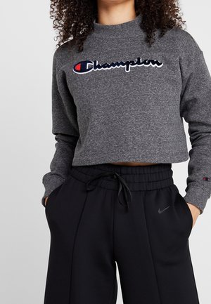 Sweater - mottled dark grey