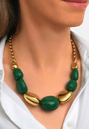 Satellite Paris, LOULOU - Collier - vert et or