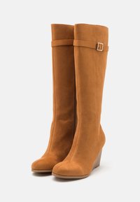 Anna Field Bottes compensées - cognac